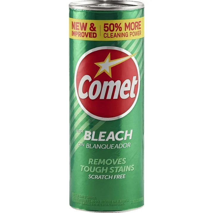 (12 pack) Comet Cleaning Powder with Bleach 21 oz