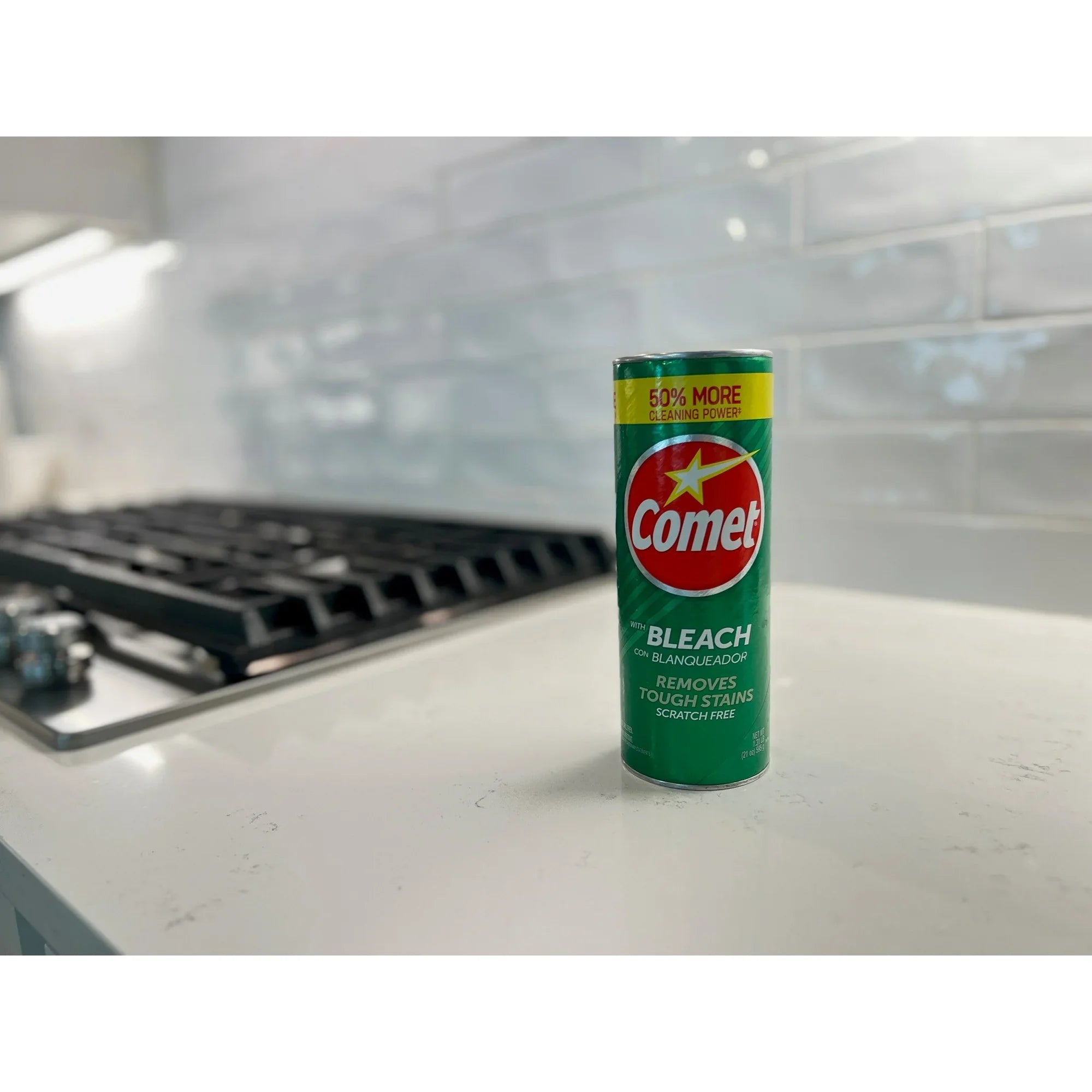 (12 pack) Comet Cleaning Powder with Bleach 21 oz